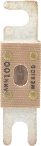 Cooper Bussmann - 100 Amp Non-Time Delay Fast-Acting Forklift & Truck Fuse - 125VAC, 80VDC, 3.18" Long x 0.75" Wide, Littelfuse CNN100, Bussman ANN-100, Ferraz Shawmut CNN100 - Exact Tool & Supply