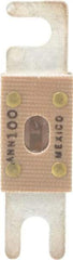 Cooper Bussmann - 100 Amp Non-Time Delay Fast-Acting Forklift & Truck Fuse - 125VAC, 80VDC, 3.18" Long x 0.75" Wide, Littelfuse CNN100, Bussman ANN-100, Ferraz Shawmut CNN100 - Exact Tool & Supply