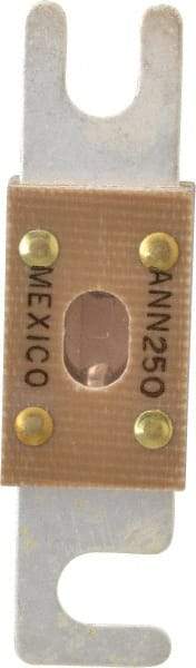 Cooper Bussmann - 250 Amp Non-Time Delay Fast-Acting Forklift & Truck Fuse - 125VAC, 80VDC, 3.18" Long x 0.75" Wide, Littelfuse CNN250, Bussman ANN-250, Ferraz Shawmut CNN250 - Exact Tool & Supply