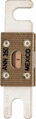 Cooper Bussmann - 350 Amp Non-Time Delay Fast-Acting Forklift & Truck Fuse - 125VAC, 80VDC, 3.18" Long x 0.75" Wide, Littelfuse CNN350, Bussman ANN-350, Ferraz Shawmut CNN350 - Exact Tool & Supply