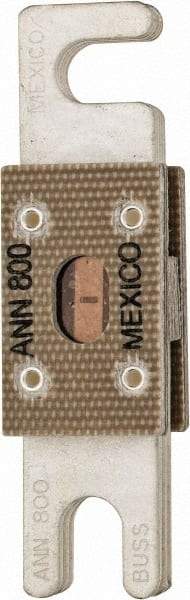 Cooper Bussmann - 800 Amp Non-Time Delay Fast-Acting Forklift & Truck Fuse - 125VAC, 80VDC, 3.18" Long x 0.75" Wide, Littelfuse CNN800, Bussman ANN-800, Ferraz Shawmut CNN800 - Exact Tool & Supply