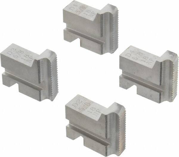 GTD - 5/8-18 UNF Thread, 15° Hook Angle, Projection, Right Hand High Speed Steel Chaser - Geometric 3/4 DSA Compatibility, 45° Chamfer Angle - Exact Tool & Supply