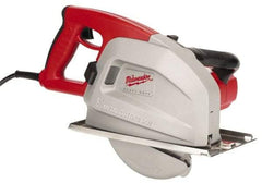 Milwaukee Tool - 13 Amps, 8" Blade Diam, 3,700 RPM, Electric Circular Saw - 120 Volts, 1.75 hp, 15' Cord Length, 5/8" Arbor Hole, Right Blade - Exact Tool & Supply