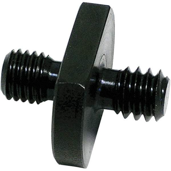 Dynabrade - Abrasive Disc Adapter - 1/4-20, 1/4-28 Male, 1-3/16" Long - Exact Tool & Supply