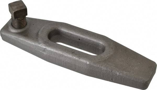 Gibraltar - 13/16" Stud, 2" Travel, 8" OAL x 2-1/8" Overall Width x 1-1/8" Overall Height, Heel Clamp - Grade ASTM A521 Class CA Forged Steel, 2-13/16" Long x 13/16" Wide Slot, Tapped - Exact Tool & Supply