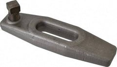 Gibraltar - 13/16" Stud, 2" Travel, 8" OAL x 2-1/8" Overall Width x 1-1/8" Overall Height, Heel Clamp - Grade ASTM A521 Class CA Forged Steel, 2-13/16" Long x 13/16" Wide Slot, Tapped - Exact Tool & Supply