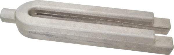 Gibraltar - 3-1/4" Wide x 1-3/8" High, Forged Steel, U Shaped Strap Clamp - 1-1/16" Stud, 11" Travel, 12" OAL, 11" Slot Length, 1-1/16" Slot Width - Exact Tool & Supply