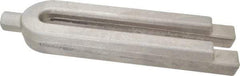 Gibraltar - 3-1/4" Wide x 1-3/8" High, Forged Steel, U Shaped Strap Clamp - 1-1/16" Stud, 11" Travel, 12" OAL, 11" Slot Length, 1-1/16" Slot Width - Exact Tool & Supply