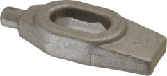 Gibraltar - 11/16" Stud, 1-3/8" Travel, Finger Clamp - 4" Long x 3/4" High x 1-5/8" Wide, Grade ASTM A521 & Class CA Forged Steel, 1/2" Diam - Exact Tool & Supply