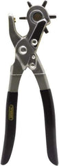General - 5/64", 3/32", 7/64", 1/8", 5/32" & 3/16" Revolving Punch Pliers Punch - 1/8 to 3/8" Range - Exact Tool & Supply