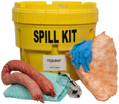 PRO-SAFE - Oil Only Spill Kit - 95 Gal Polyethylene Overpack Container - Exact Tool & Supply