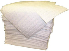 PRO-SAFE - 30 Gal Capacity per Package, Oil Only Pad - 17" Long x 15" Wide, White, Polypropylene - Exact Tool & Supply