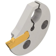 Iscar - Left Hand Cut Indexable Grooving Cartridge - GIFI-E, GINI-E, GIPI, GIPI-E Insert Style - Exact Tool & Supply