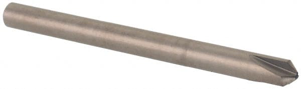 SGS - 1/8" Head Diam, 1/8" Shank Diam, 3 Flute 90° Solid Carbide Countersink - Exact Tool & Supply