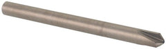 SGS - 1/8" Head Diam, 1/8" Shank Diam, 3 Flute 90° Solid Carbide Countersink - Exact Tool & Supply