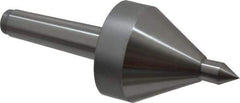 Riten - MT3 Taper Shank, 2-5/8" Head Diam 685 Lb Capacity Live Center - 4,000 Max RPM, 3-3/16" Head Length, 5/8" Point Diam, 15/16" Point Len, 685 Lb Max Workpc, 3-3/16" OAL, Pipe Nose Point - Exact Tool & Supply