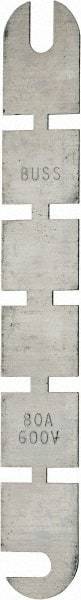 Cooper Bussmann - 600 VAC, 80 Amp, Time Delay Renewable Fuse - 10 (RMS) kA Rating - Exact Tool & Supply