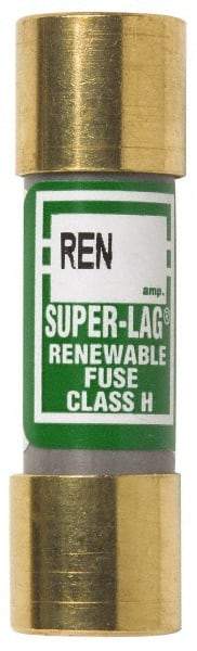 Cooper Bussmann - 250 VAC, 15 Amp, Time Delay Renewable Fuse - Fuse Holder Mount, 50.8mm OAL, 10 (RMS) kA Rating, 9/16" Diam - Exact Tool & Supply