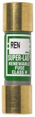Cooper Bussmann - 250 VAC, 15 Amp, Time Delay Renewable Fuse - Fuse Holder Mount, 50.8mm OAL, 10 (RMS) kA Rating, 9/16" Diam - Exact Tool & Supply