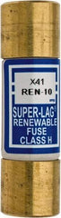 Cooper Bussmann - 250 VAC, 10 Amp, Time Delay Renewable Fuse - Fuse Holder Mount, 50.8mm OAL, 10 (RMS) kA Rating, 9/16" Diam - Exact Tool & Supply