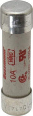 Cooper Bussmann - 500 VAC, 10 Amp, Fast-Acting Semiconductor/High Speed Fuse - 50.8mm OAL, 200 (RMS), 50 at DC kA Rating, 9/16" Diam - Exact Tool & Supply