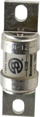 Cooper Bussmann - 500 VAC/VDC, 125 Amp, Fast-Acting Semiconductor/High Speed Fuse - Bolt-on Mount, 3-5/8" OAL, 200 (RMS Symmetrical), 50 at DC kA Rating, 1-5/32" Diam - Exact Tool & Supply