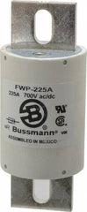 Cooper Bussmann - 700 VAC/VDC, 225 Amp, Fast-Acting Semiconductor/High Speed Fuse - Stud Mount Mount, 5-3/32" OAL, 200 (RMS), 50 at DC kA Rating, 2" Diam - Exact Tool & Supply