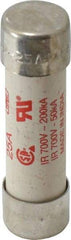 Cooper Bussmann - 690 VAC (IEC), 700 VAC (UL), 800 VDC, 25 Amp, Fast-Acting Semiconductor/High Speed Fuse - 50.8mm OAL, 200 (RMS), 50 at DC kA Rating, 9/16" Diam - Exact Tool & Supply