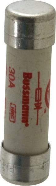 Cooper Bussmann - 690 VAC (IEC), 700 VAC (UL), 800 VDC, 30 Amp, Fast-Acting Semiconductor/High Speed Fuse - 50.8mm OAL, 200 (RMS), 50 at DC kA Rating, 9/16" Diam - Exact Tool & Supply