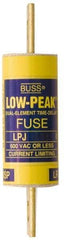 Cooper Bussmann - 300 VDC, 600 VAC, 450 Amp, Time Delay General Purpose Fuse - Bolt-on Mount, 203.2mm OAL, 100 at DC, 300 at AC (RMS) kA Rating, 2-1/2" Diam - Exact Tool & Supply