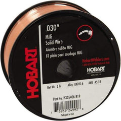 Hobart Welding Products - MIG Welding Wire Industry Specification: ER70S-6 Wire Diameter: 0.03000 (Decimal Inch) - Exact Tool & Supply