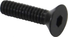 Holo-Krome - #5-40 UNC Hex Socket Drive, 82° Flat Screw - Alloy Steel, Black Oxide Finish, Fully Threaded, 1/2" OAL - Exact Tool & Supply