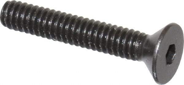 Holo-Krome - #5-40 UNC Hex Socket Drive, 82° Flat Screw - Alloy Steel, Black Oxide Finish, Fully Threaded, 3/4" OAL - Exact Tool & Supply
