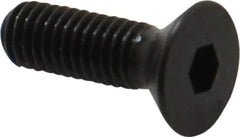 Holo-Krome - #10-32 UNF Hex Socket Drive, 82° Flat Screw - Alloy Steel, Black Oxide Finish, Fully Threaded, 5/8" OAL - Exact Tool & Supply
