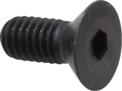 Holo-Krome - 5/16-18 UNC Hex Socket Drive, 82° Flat Screw - Alloy Steel, Black Oxide Finish, Fully Threaded, 3/4" OAL - Exact Tool & Supply