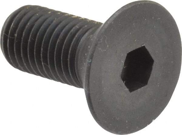 Holo-Krome - 5/16-24 UNF Hex Socket Drive, 82° Flat Screw - Alloy Steel, Black Oxide Finish, Fully Threaded, 3/4" OAL - Exact Tool & Supply