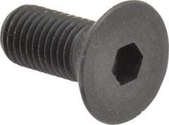 Holo-Krome - 5/16-24 UNF Hex Socket Drive, 82° Flat Screw - Alloy Steel, Black Oxide Finish, Fully Threaded, 3/4" OAL - Exact Tool & Supply