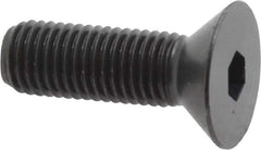 Holo-Krome - 5/16-24 UNF Hex Socket Drive, 82° Flat Screw - Alloy Steel, Black Oxide Finish, Fully Threaded, 1" OAL - Exact Tool & Supply
