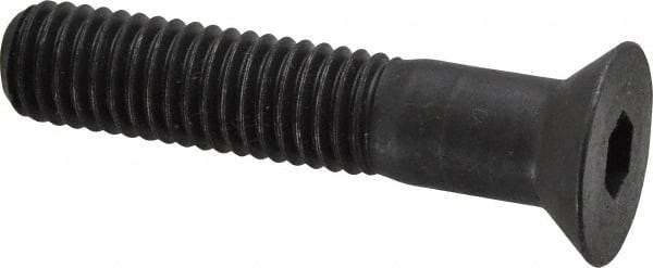 Holo-Krome - 1/2-13 UNC Hex Socket Drive, 82° Flat Screw - Alloy Steel, Black Oxide Finish, Partially Threaded, 2-1/2" OAL - Exact Tool & Supply