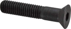 Holo-Krome - 1/2-13 UNC Hex Socket Drive, 82° Flat Screw - Alloy Steel, Black Oxide Finish, Partially Threaded, 2-1/2" OAL - Exact Tool & Supply