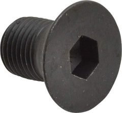 Holo-Krome - 1/2-20 UNF Hex Socket Drive, 82° Flat Screw - Alloy Steel, Black Oxide Finish, Fully Threaded, 3/4" OAL - Exact Tool & Supply