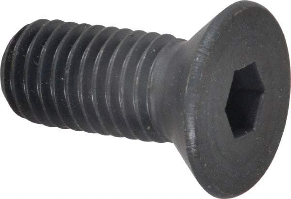 Holo-Krome - 5/8-11 UNC Hex Socket Drive, 82° Flat Screw - Alloy Steel, Black Oxide Finish, Fully Threaded, 1-1/2" OAL - Exact Tool & Supply