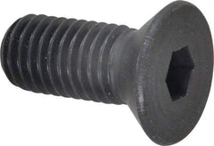 Holo-Krome - 5/8-11 UNC Hex Socket Drive, 82° Flat Screw - Alloy Steel, Black Oxide Finish, Fully Threaded, 1-1/2" OAL - Exact Tool & Supply