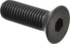 Holo-Krome - 5/8-11 UNC Hex Socket Drive, 82° Flat Screw - Alloy Steel, Black Oxide Finish, Fully Threaded, 2" OAL - Exact Tool & Supply