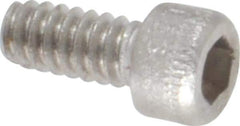 Holo-Krome - #4-40 UNC Hex Socket Drive, Socket Cap Screw - Grade 18-8 Stainless Steel, Uncoated, Fully Threaded, 1/4" Length Under Head - Exact Tool & Supply