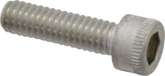 Holo-Krome - #8-32 UNC Hex Socket Drive, Socket Cap Screw - Grade 18-8 Stainless Steel, Uncoated, Fully Threaded, 5/8" Length Under Head - Exact Tool & Supply