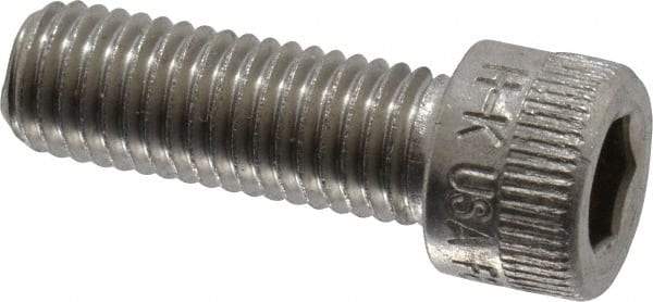 Holo-Krome - 1/4-28 UNF Hex Socket Drive, Socket Cap Screw - Grade 18-8 Stainless Steel, Uncoated, Fully Threaded, 3/4" Length Under Head - Exact Tool & Supply