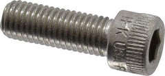 Holo-Krome - 1/4-28 UNF Hex Socket Drive, Socket Cap Screw - Grade 18-8 Stainless Steel, Uncoated, Fully Threaded, 3/4" Length Under Head - Exact Tool & Supply
