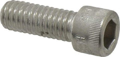 Holo-Krome - 3/8-16 UNC Hex Socket Drive, Socket Cap Screw - Grade 18-8 Stainless Steel, Uncoated, Fully Threaded, 1" Length Under Head - Exact Tool & Supply
