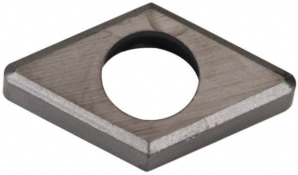 Kennametal - 3/8" Inscribed Circle, Diamond (Shape) Turning Shim for Indexables - 0.13" Thick, IDSN Shim Style, Negative Rake - Exact Tool & Supply